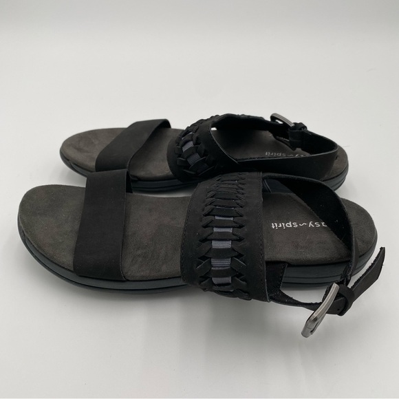 Easy Spirit Women's Saphyre Slingback Strappy Comfort Sandals Shoes Black Size 8 - Picture 6 of 10